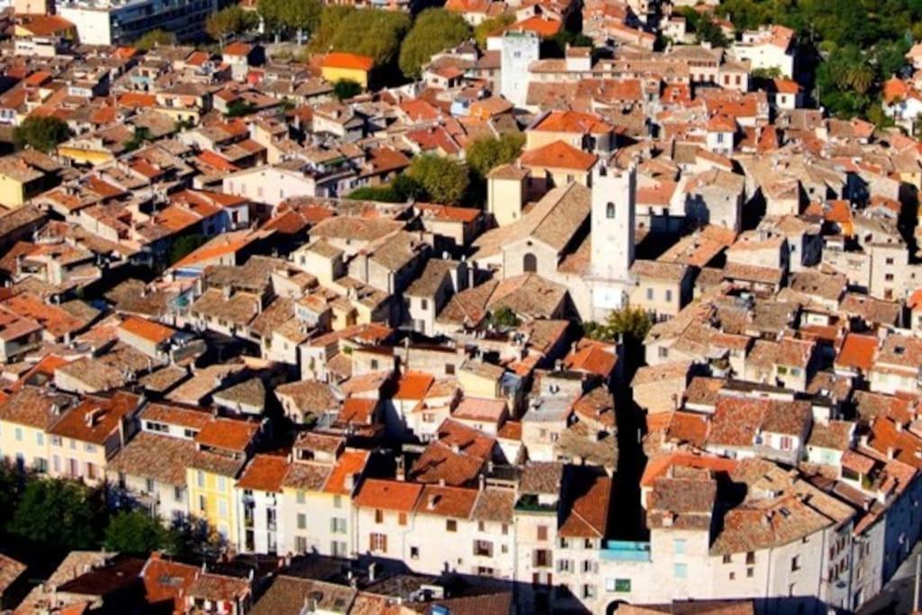 Appartement Aurore En Rez De Jardin Avec Parking Gratuit Ванс Экстерьер фото